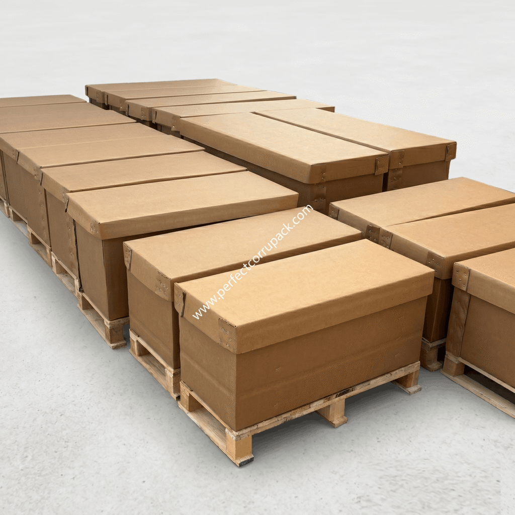 7 ply triple wall corrugated box