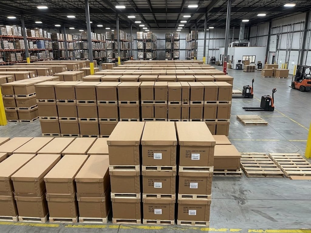7 ply triple wall corrugated box