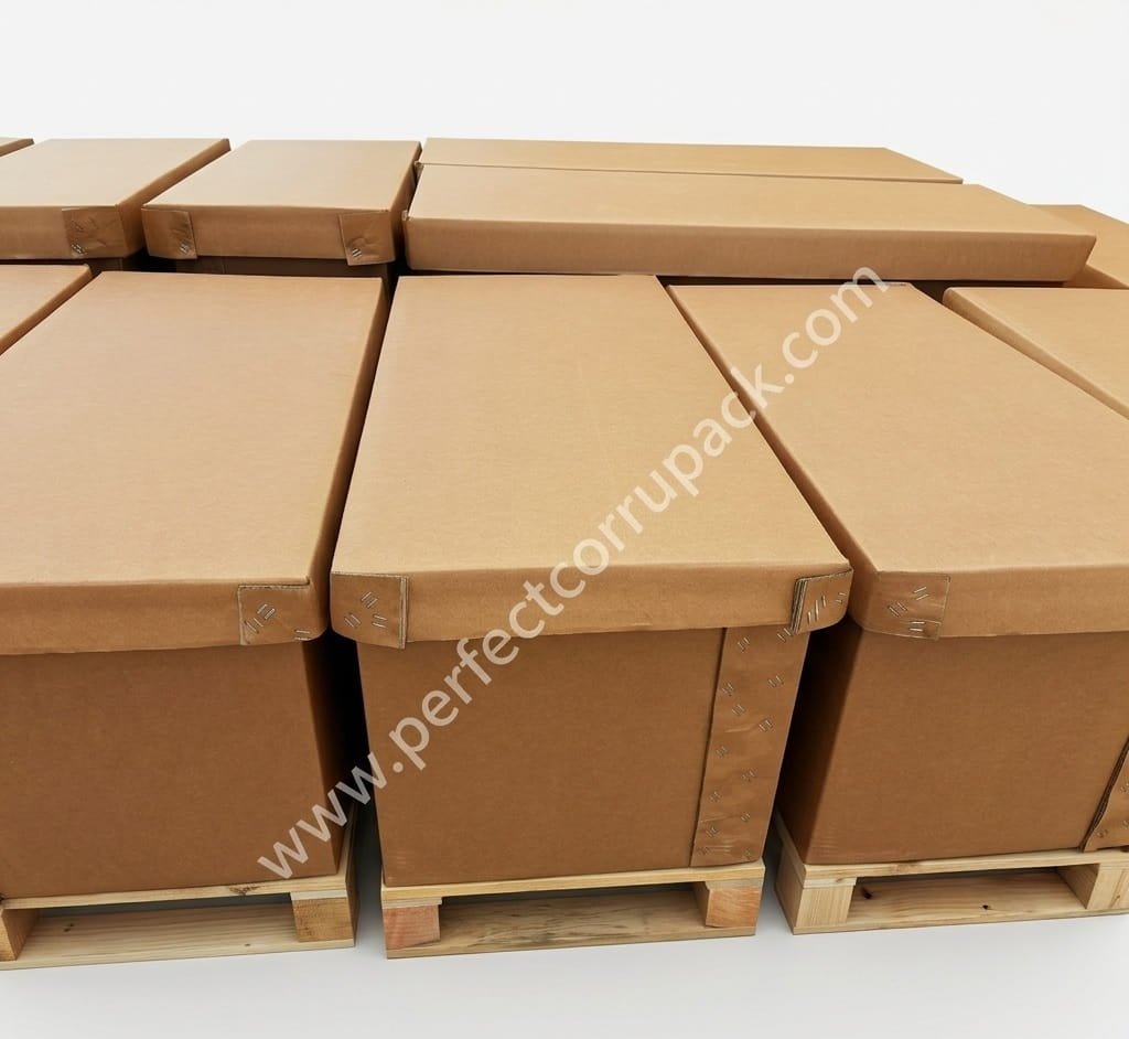 7 ply triple wall corrugated box
