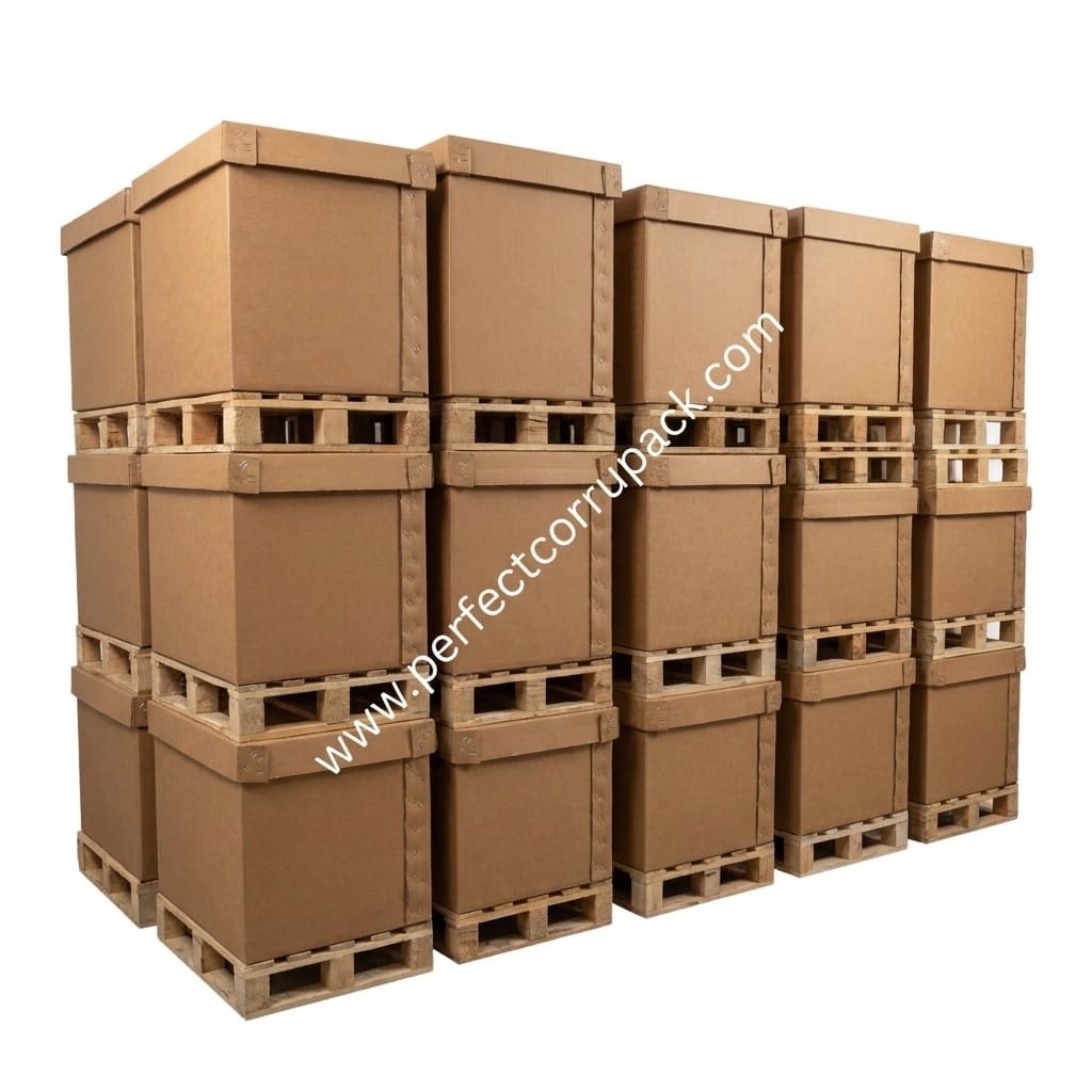 Strong corrugated heavy duty 7ply triple wall box